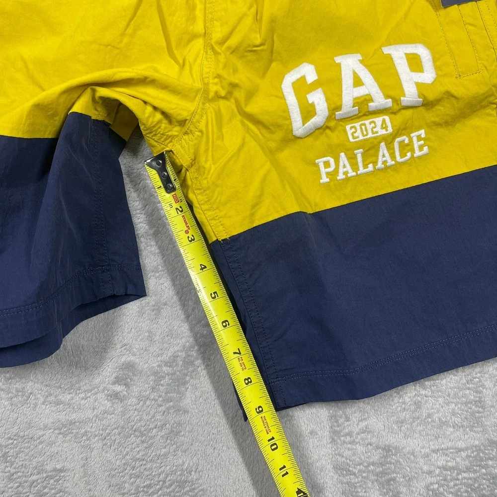 Gap Palace Board Shorts Mens Small Navy Yellow Colorblock Logo 427479-00-1 NEW